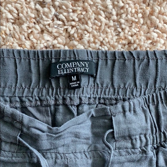 Linen Gray shorts - Picture 3 of 5